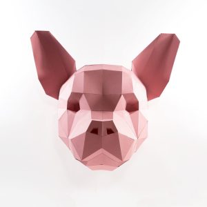 Francia Bulldog fali trófea